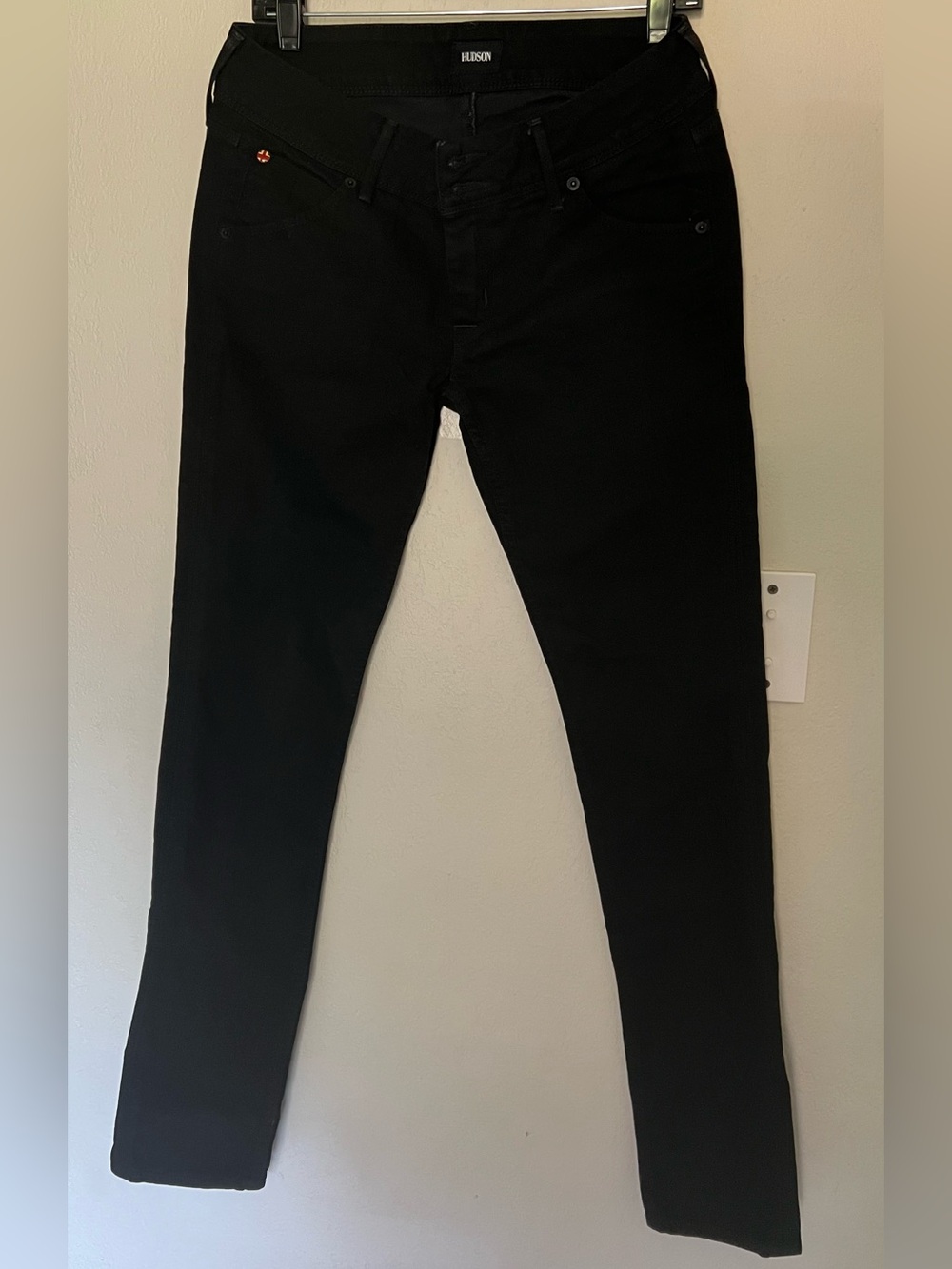 Hudson Black Stretch Skinny Jeans Size 27